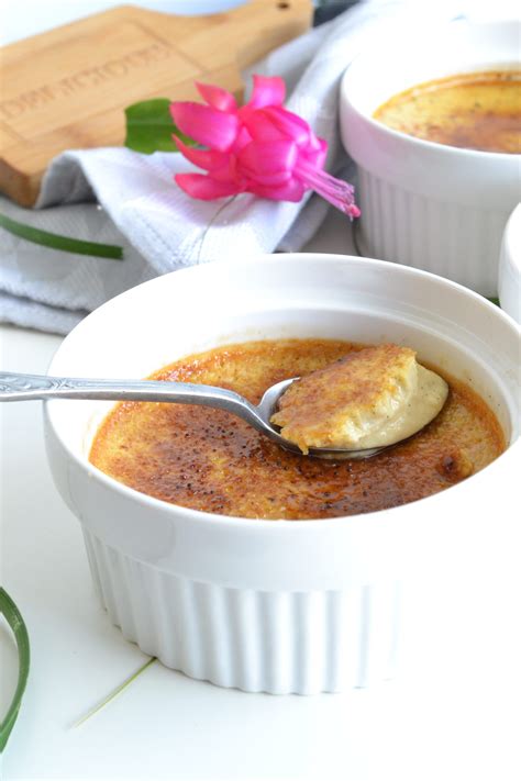 Crèmes brulées sans sucre raffiné Recette