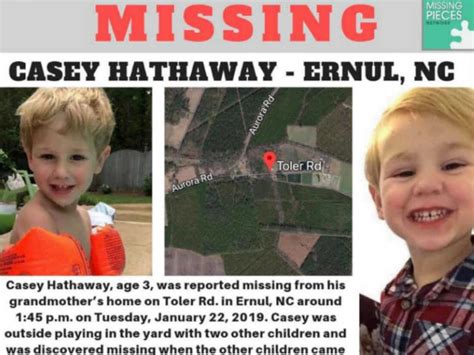 Casey Hathaway Missing 3 Year Old Boy Found Alive In North Carolina NPR