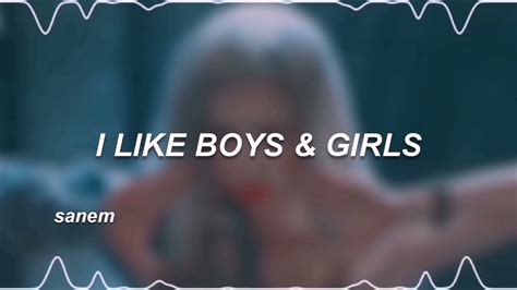 I Like Boys And Girls Edit Audio Youtube