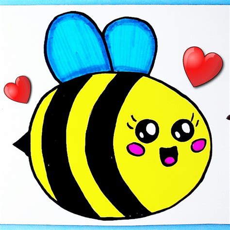 Aprenda A Desenhar Essa Linda Abelhinha Fofa Kawaii Kawaii Disney