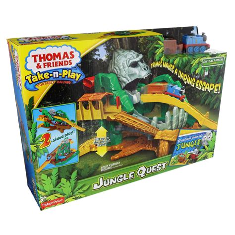 Fisher Price Thomas And Friends Take N Play Jungle Quest Playset Shop
