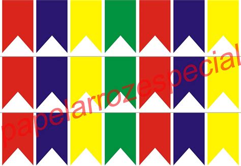 Bandeira Junina Para Imprimir