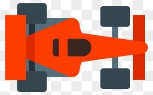 Racing Car - Cartoon Car Top View - Free Transparent PNG Clipart Images