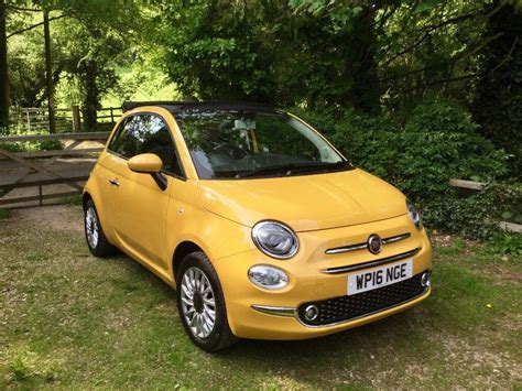 Yellow Fiat 500 Convertible In Chipping Norton Oxfordshire Gumtree