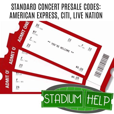 American Express Ticket Presale