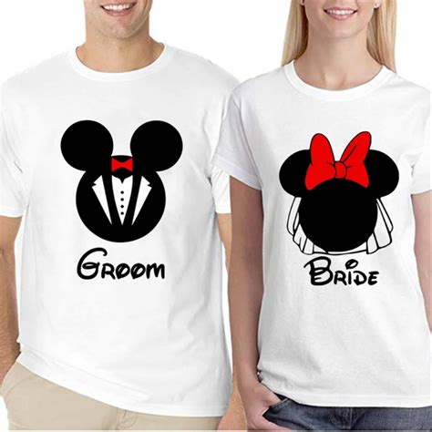 Mickey And Minnie Bride And Groom Svg