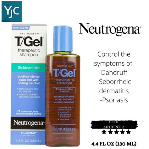 Neutrogena Tgel Therapeutic Shampoo Stubborn Itch 44 Fl Oz