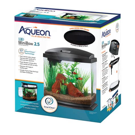 Aqueon Bettabow Led Kit Black 25 Gallons Fish And Aquatic Pets Pet