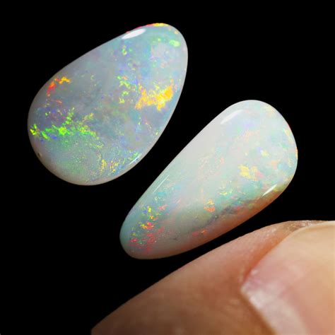 415cts 2pcs Crystal Fire Opals Calibrated Ws746