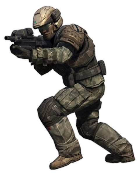 Image Halo Reach Unsc Army Infantryman Crouchingpng Halo