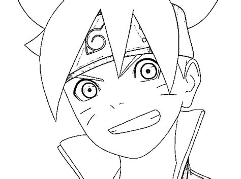 45 Boruto Uzumaki Para Colorear Para Colorear