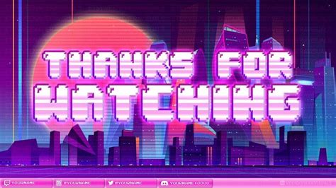 Vaporwave Stream Overlay Set For Twitch Kick Facebook And Etsy