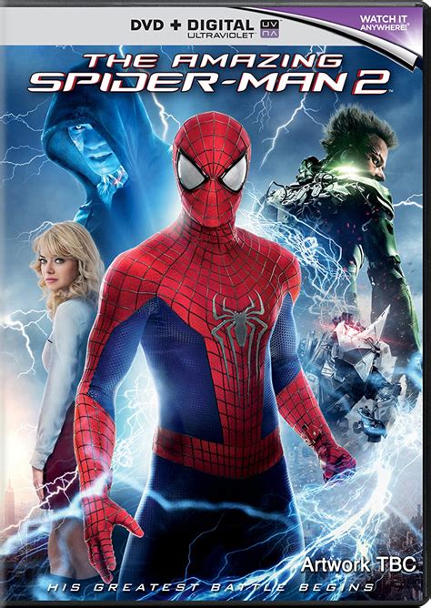 3ds, nds, pc, ps3, wii, x360. 'The Amazing Spider-Man 2' DVD/Blu-Ray cover and details ...
