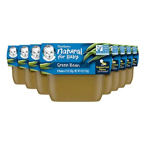 Gerber 1st Foods Baby Food Green Bean Puree Natural And Non Gmo 2