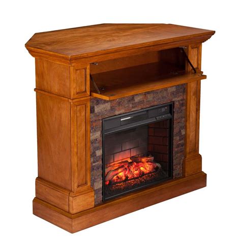 3.7 out of 5 stars with 40 ratings. Southern Enterprises Rosedale Corner Electric Fireplace TV ...