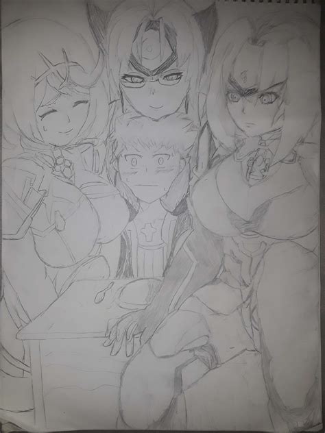 A last supper indeed. (Part of an, uh, AU idea...) : r/Xenoblade_Chronicles