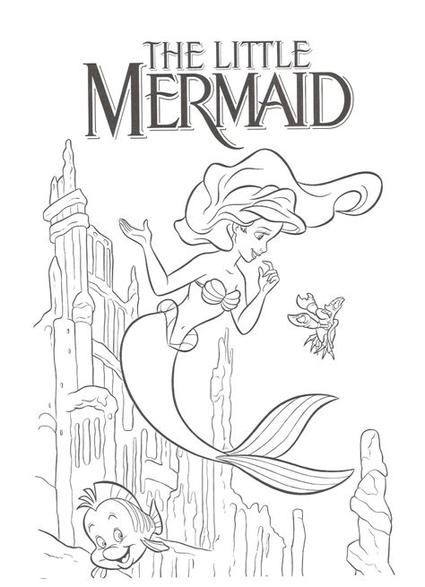 This ariel coloring pages article contains affiliate links. Little Mermaid Activities for Kids | Ariel coloring pages ...