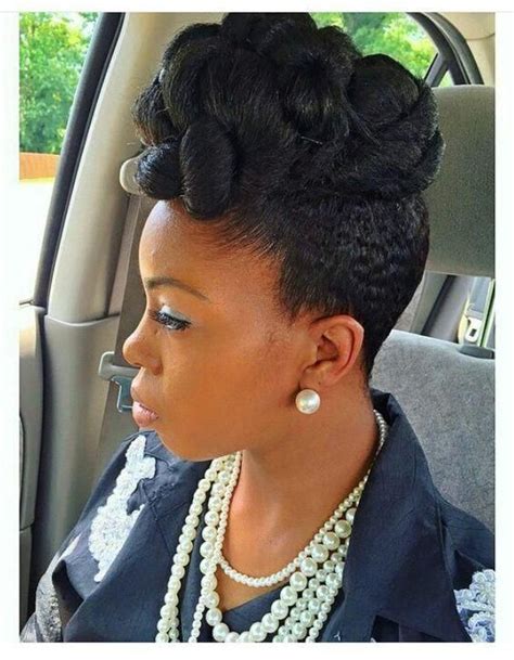 50 Beautiful Hairstyles For Black Women Natural Hair Bun Styles