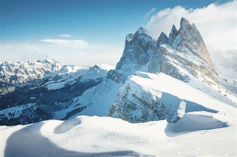 Dolomites Val Gardena Winter Wonderland