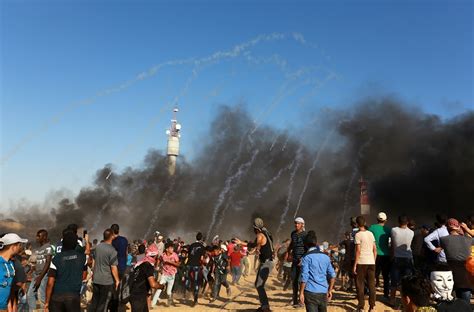 The child inhaled a draft of acrid gas that set off a rasping cough and watering eyes. The New York Times says a Palestinian medic's death in ...