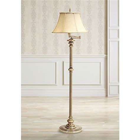 Its handles are ada compliant and the sleek antique nickel finish makes the faucet a perfect fit for any lavatory sink. House of Troy Newport Antique Brass Swing Arm Floor Lamp ...