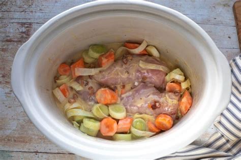 Slow Cooker Chicken Casserole With Leeks And Bacon Apply To Face Blog