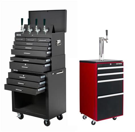 Casters allow you to move the kegerator from room to room to dispense beer wherever you. Build a Toolbox Draft Beer Dispenser