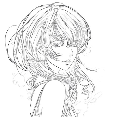 Printable Cute Anime Girl Coloring Page Mimi Panda 43 Off