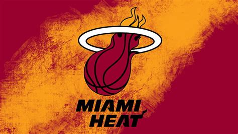 Basketball Miami Heat Nba Logo Emblem Basketball Hd Wallpaper