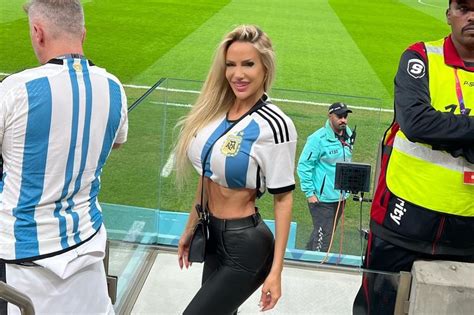 argentine sex symbol who promised naked run names prem star and messi as her favourites daily star