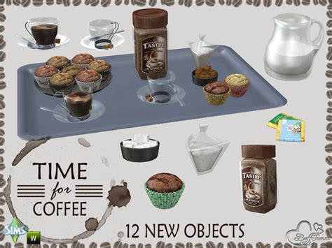 Time For Coffee Clutter By Buffsumm At Tsr Sims 4 Updates