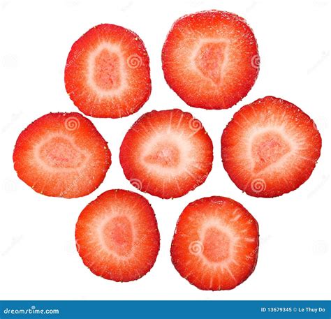 Strawberry Slices Royalty Free Stock Photo Image 13679345