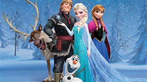 Disney Frozen Fotobehang 4 Delig 368 X 254 Cm Blauw