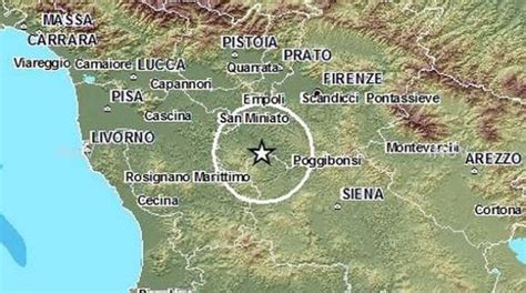 Terremoto Firenze ultime notizie forte scossa nella valle del Chianti