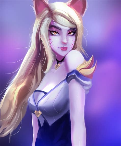 K DA Ahri Wallpapers Fan Arts League Of Legends LoL Stats