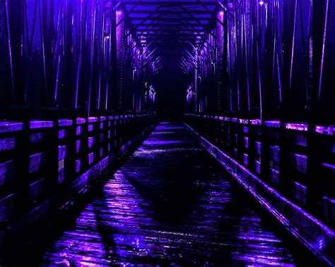 Purple Bridge Photograph By Chris Lecleir Fine Art America