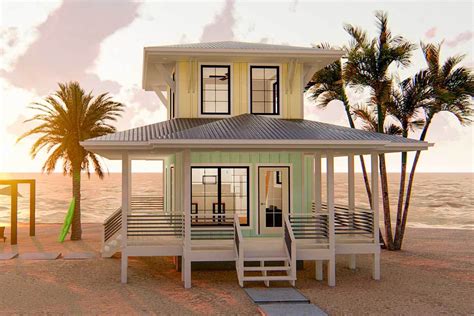Beach Lovers Dream Tiny House Plan 62575dj Architectural Designs