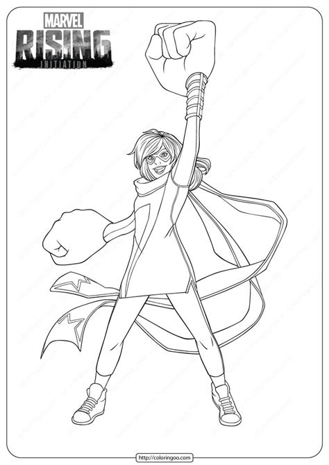 662x1024 black widow coloring pages coloring pages avengers black. Marvel Rising Ms Marvel Coloring Pages | Marvel coloring ...