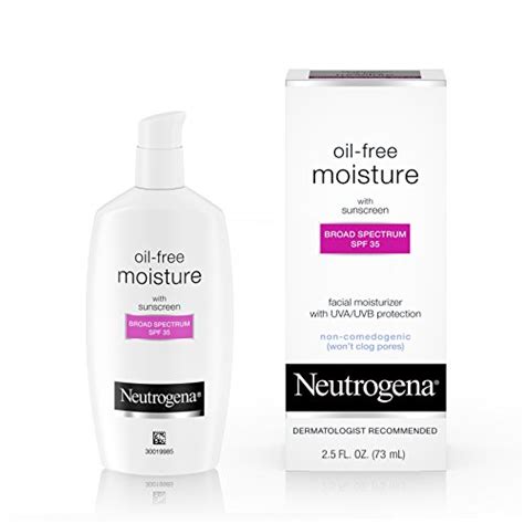 At the best online prices at ebay! Neutrogena Oil-Free Daily Facial Moisturizer With Broad ...