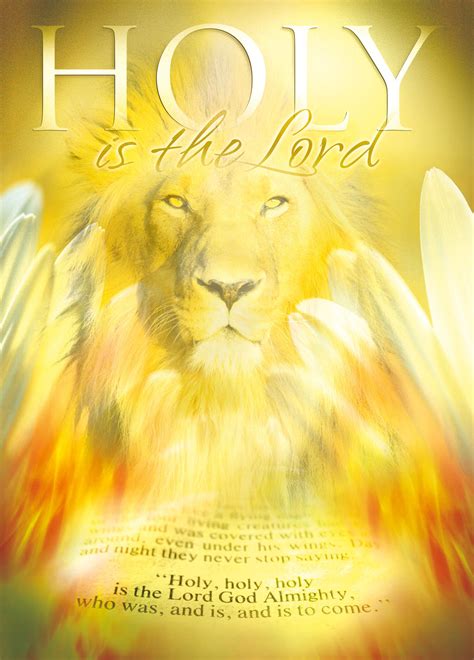 Holy Is The Lord Christian Religious Poster By Davidsorensen On