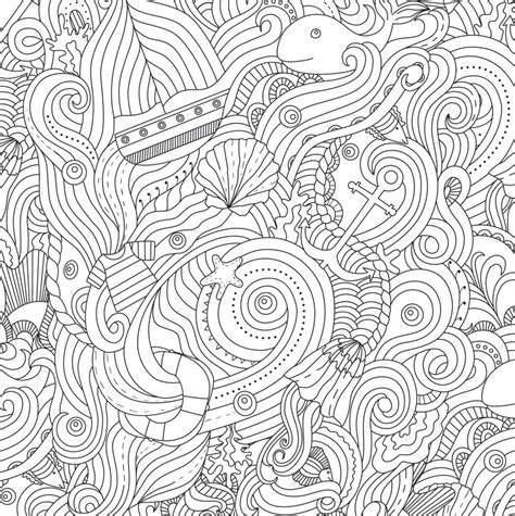 Underwater Coloring Pages For Adults At Free