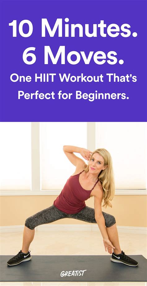 Minutes Moves One Hiit Workout That S Perfect For Beginners Hiit Workout Hiit Workout