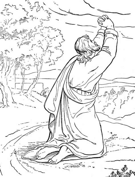 Jesus Temptation Coloring Page At Getdrawings Free Download