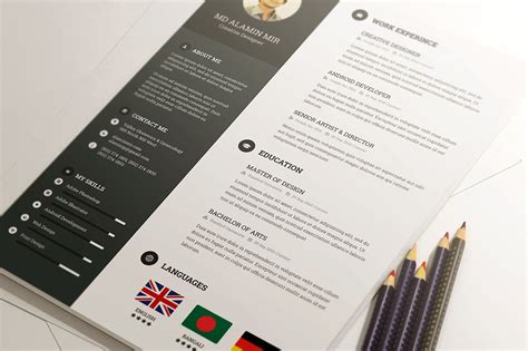 Free Resume Photoshop Template — Discounted Design