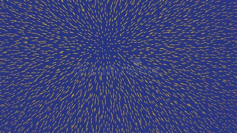 Abstract Animation Of Glowing Dots On A Blue Background Animation