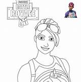 Coloring Fortnite Luxe sketch template