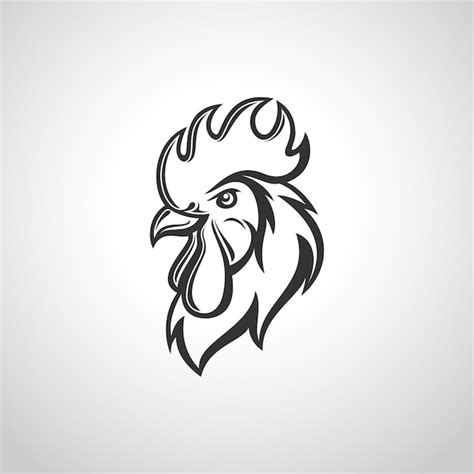 Rooster Head Vector Premium Download