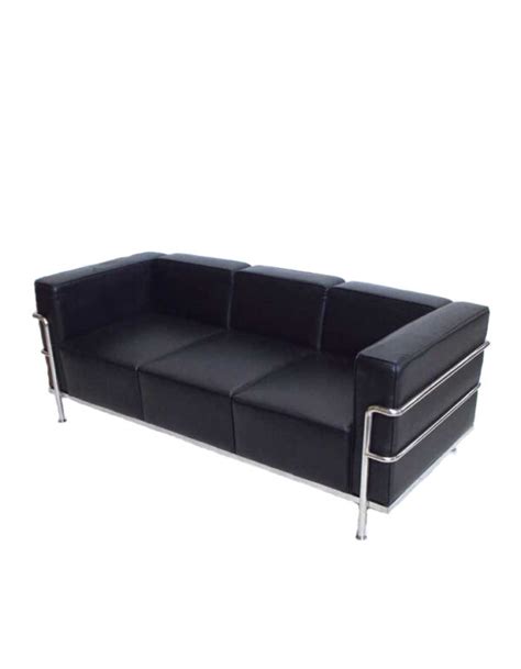 Contempo Sofa Black Rsvp Party Rentals Event Furniture
