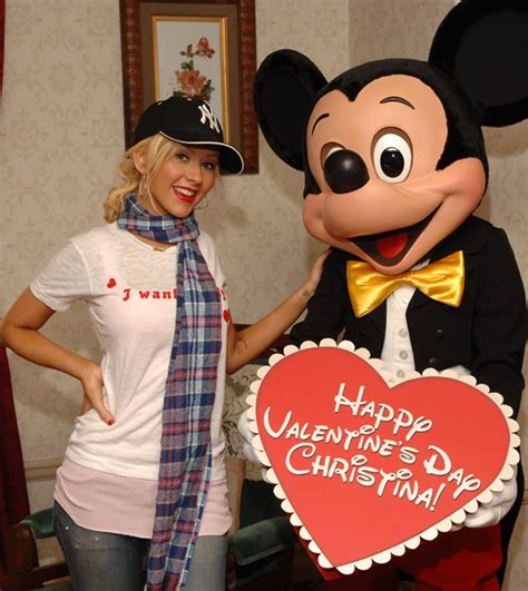 Christina Aguilera Making Memories At The Disneyland Resort Disney