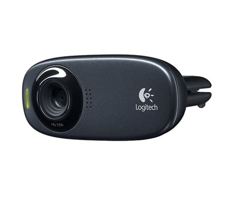 This logitech web cam features the fluid crystal technology for distinct sharpness and rich colors. Logitech - HD Webcam C310